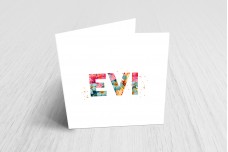 Letters met bloemen Letters met bloemen
